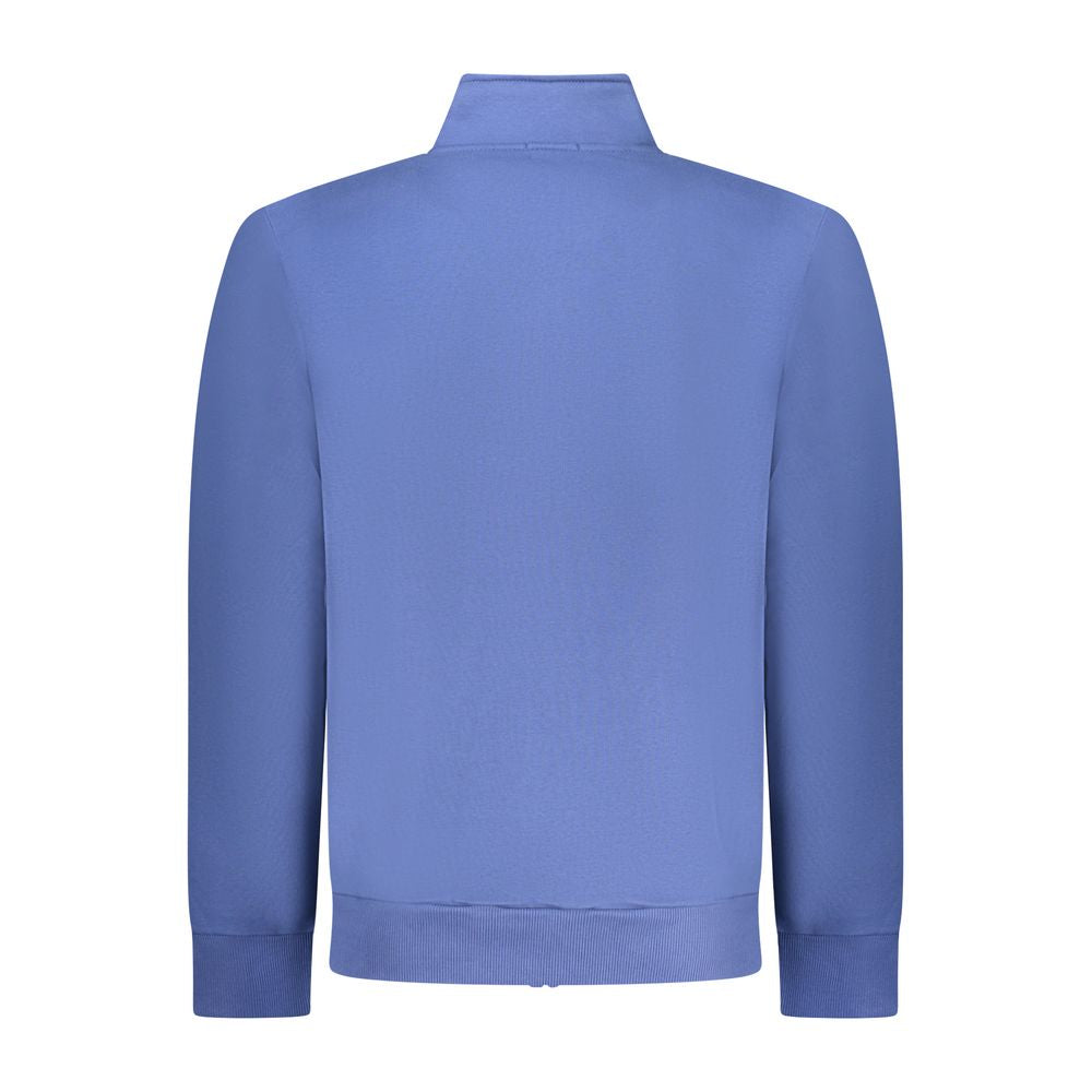 Sweatshirt by Coveri Moving for men in cotton polyester blue showcases a slouchy chic silhouette, artfully detailed with a slouchy chic and for a slouchy chic finish.