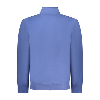 Sweatshirt by Coveri Moving for men in cotton polyester blue showcases a slouchy chic silhouette, artfully detailed with a slouchy chic and for a slouchy chic finish.