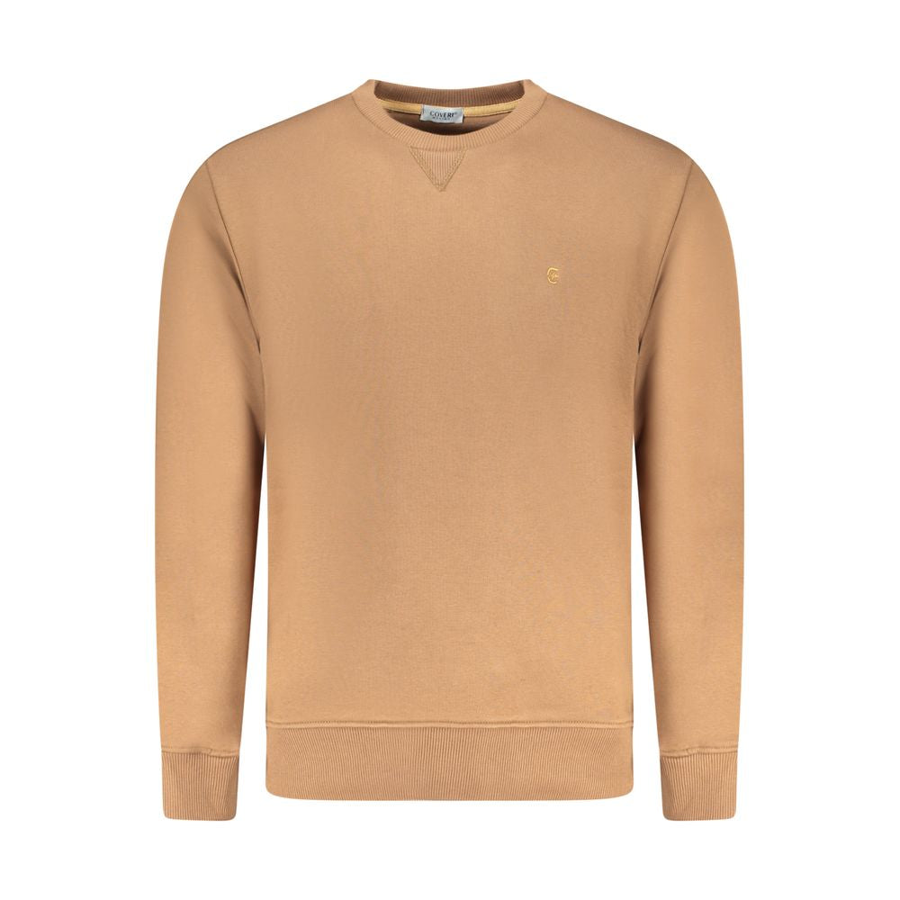 Sweatshirt by Coveri Moving for men in cotton polyester brown presents a smart casual silhouette, featuring a smart casual and for a sophisticated look.