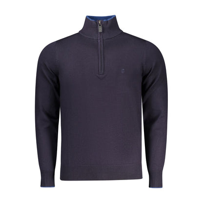 Sweatshirt by Coveri Moving for men in nylon & viscose blue features an exquisite silhouette, showcasing and details for a exquisite look.