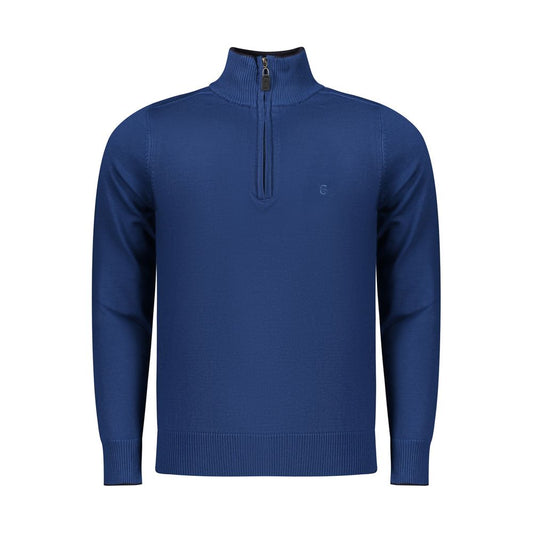 Sweatshirt by Coveri Moving for men in nylon & viscose blue features an enviable silhouette, showcasing a premium and refined for a truly enviable finish.