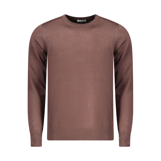 Sweatshirt by Coveri Moving for men in nylon & viscose brown features an provocated silhouette, detailed with a provocated and a refined crew neckline for a sophisticated aesthetic.