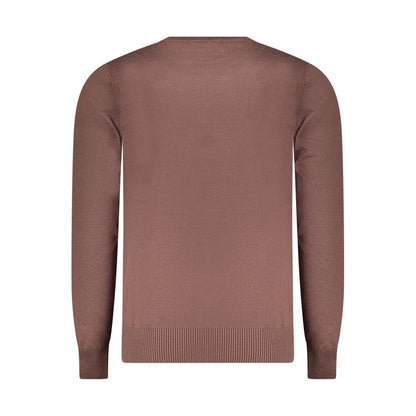Sweatshirt by Coveri Moving for men in nylon & viscose brown showcases a slouchy chic silhouette, artfully detailed with a slouchy chic and for a slouchy chic finish.
