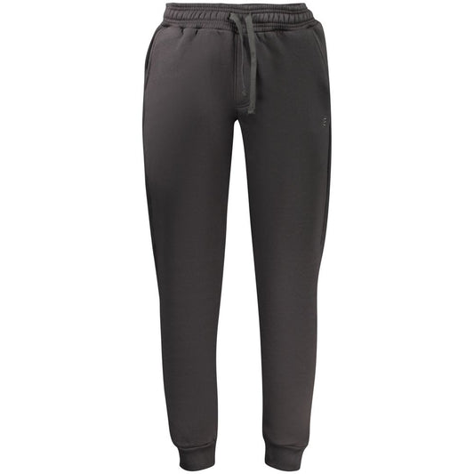 Jogger Sweatpants by Coveri Moving for men in cotton polyester black features an dynamic with long, , and functional adjustable-waistband for an dynamic silhouette.