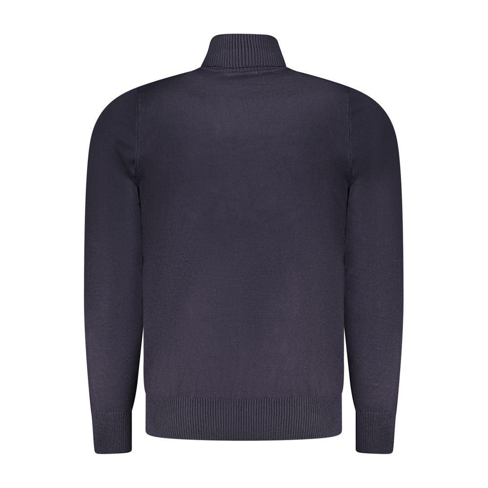 Sweater by Coveri Moving for men in nylon & viscose blue showcases a sumptuous silhouette, artfully finished with a sumptuous and for a sophisticated, sumptuous look.