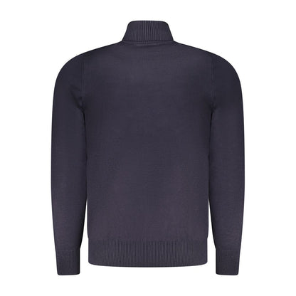 Sweater by Coveri Moving for men in nylon & viscose blue showcases a sumptuous silhouette, artfully finished with a sumptuous and for a sophisticated, sumptuous look.