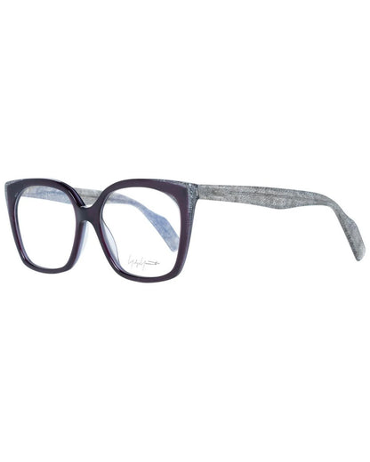 Eyeglasses Frames by Yohji Yamamoto for women in stretch cotton and multicolor & purple showcases an refined full-frame frame design featuring a sophisticated multicolor coloured frame for an refined and refined aesthetic.
