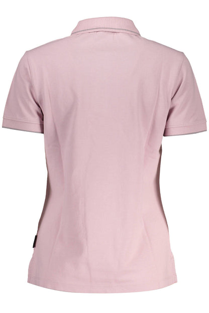 This Polo Shirt by Napapijri for women in cotton multicolor & pink presents a flawless silhouette, showcasing flawless detailing and a refined for a truly flawless aesthetic.