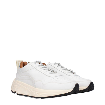 Sneakers by Buttero for men in leather & rubber white features an timeless silhouette from the Men's Chunky Leather & Rubber Sneakers collection, showcasing a signature chunky style with an timeless finish.