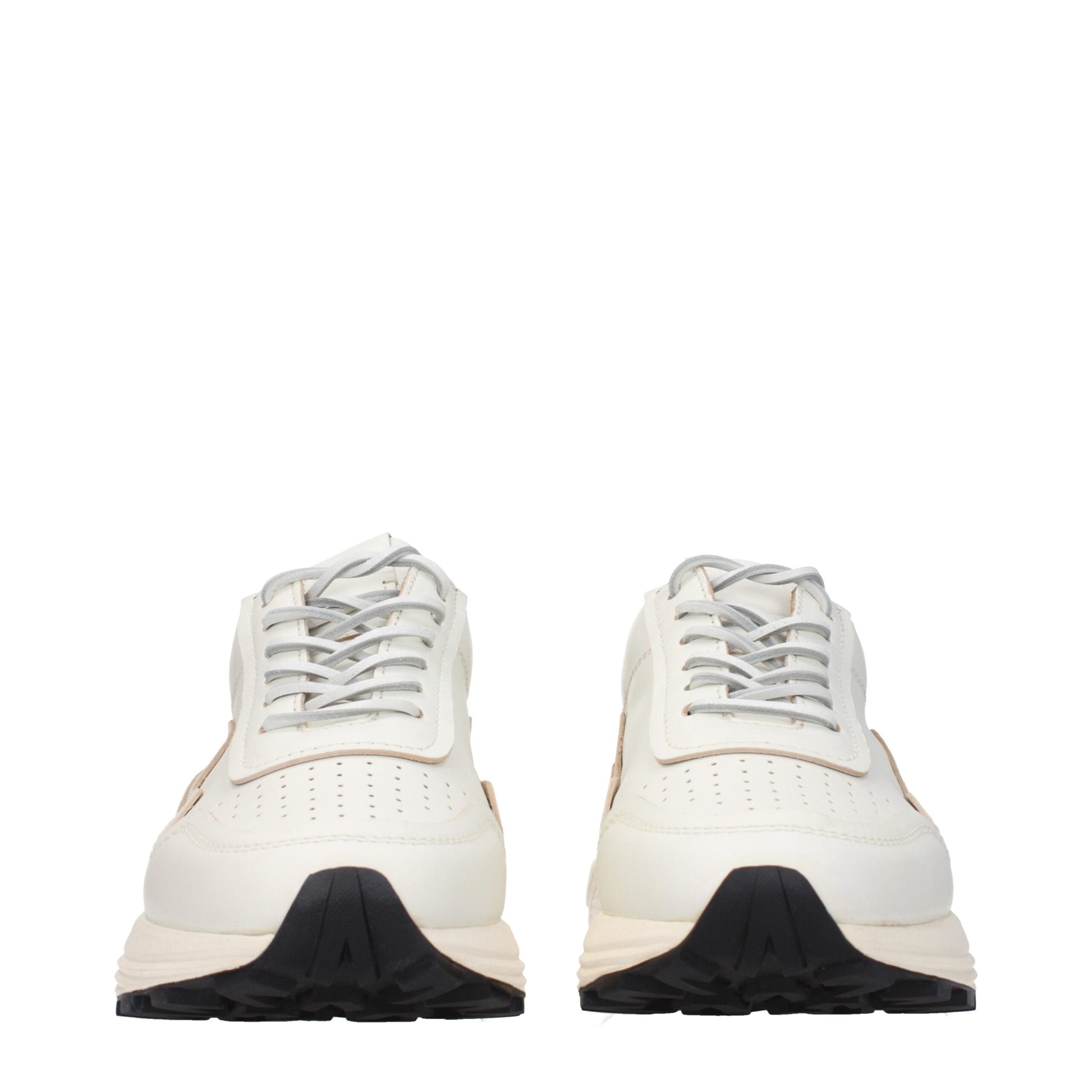 Sneakers by Buttero for men in leather & rubber white features an versatile design from the Men's Low Top Leather & Rubber Sneakers collection, highlighting a versatile low-top style for a premium, high-fashion look.