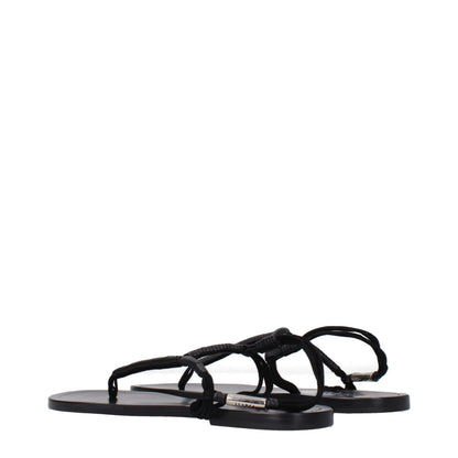 Flat Flip-Flop Sandals by Isabel Marant for women in leather black features an statuesque Women's Leather Flat Flip-Flop Sandals silhouette with a refined flat and elegant open toe style.