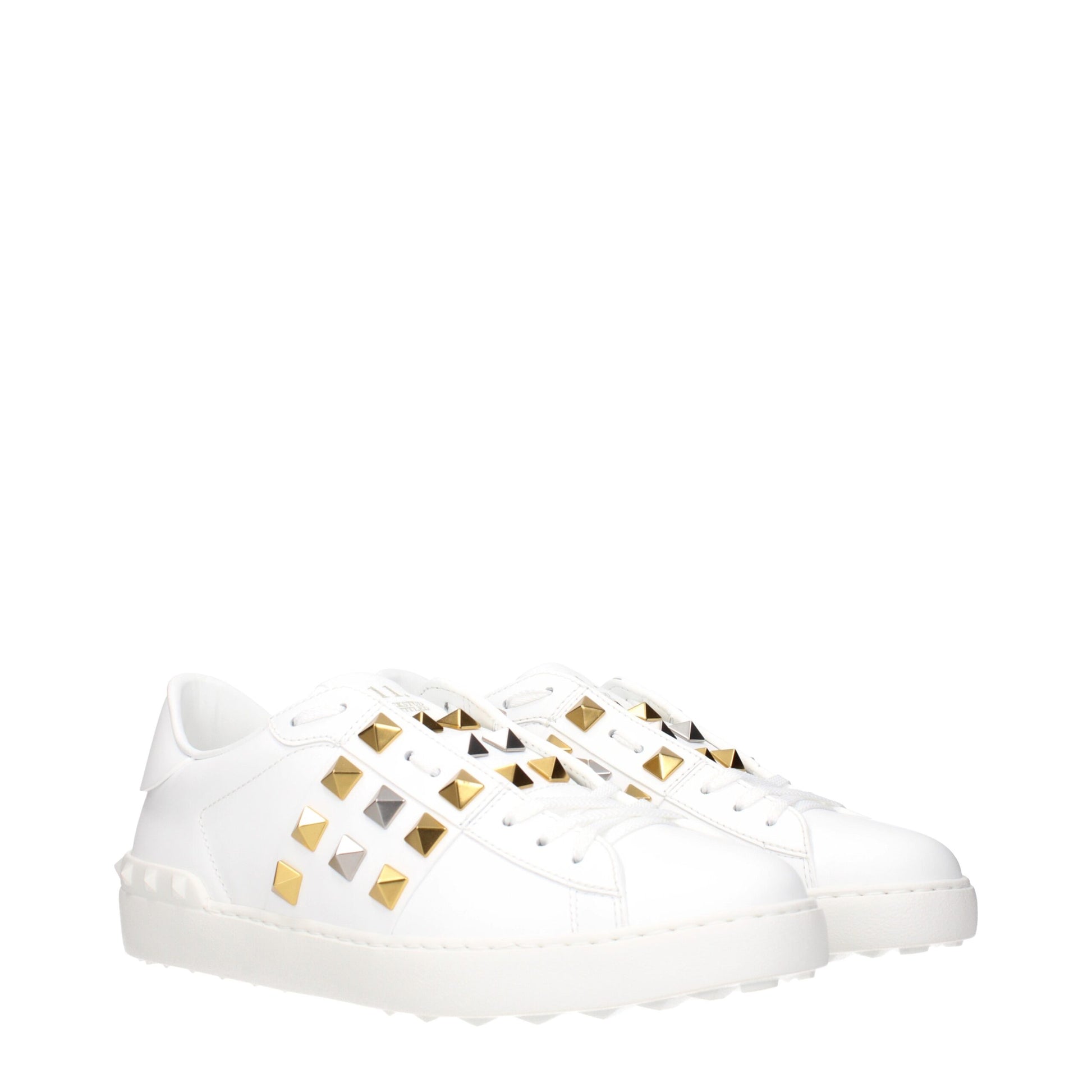 Sneakers by Valentino Garavani for men in leather & rubber white features a chic design, perfectly showcasing the chic low-top style of this Men's Low Top Leather & Rubber Sneakers.
