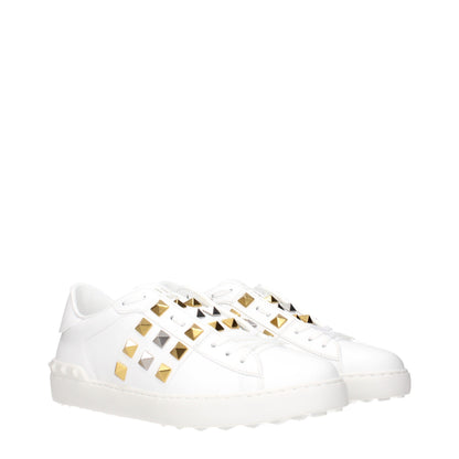 Sneakers by Valentino Garavani for men in leather & rubber white features a chic design, perfectly showcasing the chic low-top style of this Men's Low Top Leather & Rubber Sneakers.