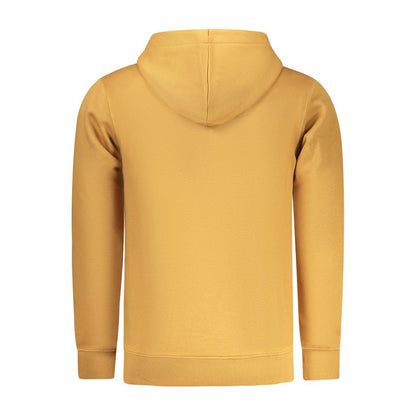Hooded Sweatshirt Hoodie by Rifle for men in cotton polyester brown & print showcases a city-ready silhouette, artfully detailed with a signature and for a city-ready finish.