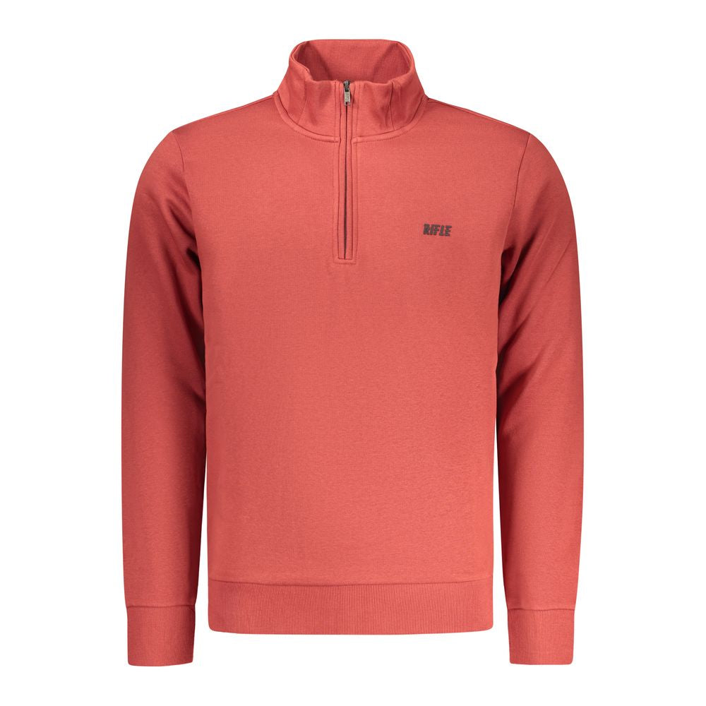 Sweatshirt by Rifle for men in cotton polyester red & print features an exquisite silhouette, showcasing and details for a exquisite look.