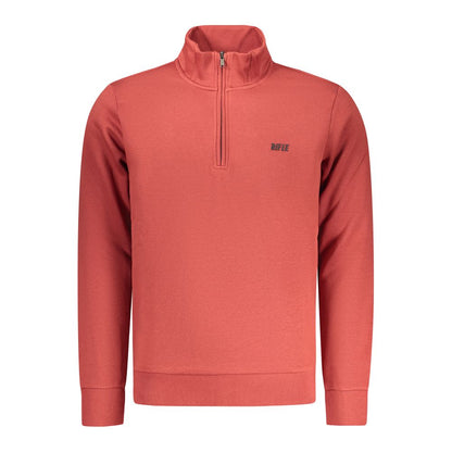 Sweatshirt by Rifle for men in cotton polyester red & print features an exquisite silhouette, showcasing and details for a exquisite look.