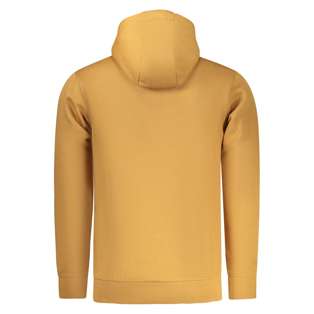Hooded Sweatshirt Hoodie by Rifle for men in cotton polyester brown, signature & print showcases a city-ready silhouette, artfully detailed with a signature and for a city-ready finish.