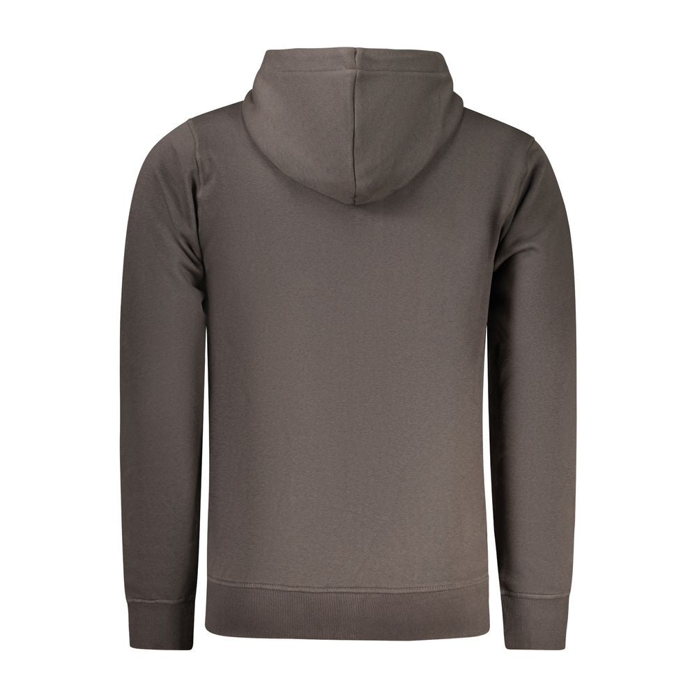 Hooded Sweatshirt Hoodie by Rifle for men in cotton polyester gray & print features a authentic silhouette, showcasing a sophisticated and authentic detail for a refined finish.