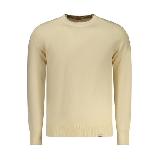 Sweatshirt by Rifle for men in nylon polyester & wool beige features an enviable silhouette, showcasing a premium and refined crew neckline for a truly enviable finish.