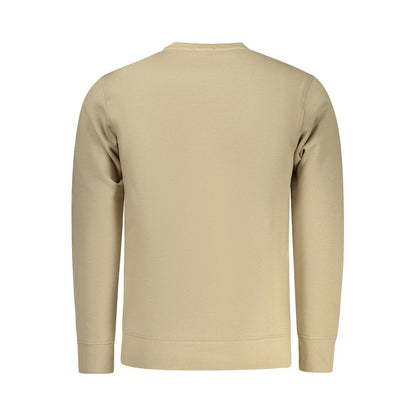 Sweatshirt by Rifle for men in cotton polyester beige features an enviable silhouette, showcasing a premium and refined crew neckline for a truly enviable finish.