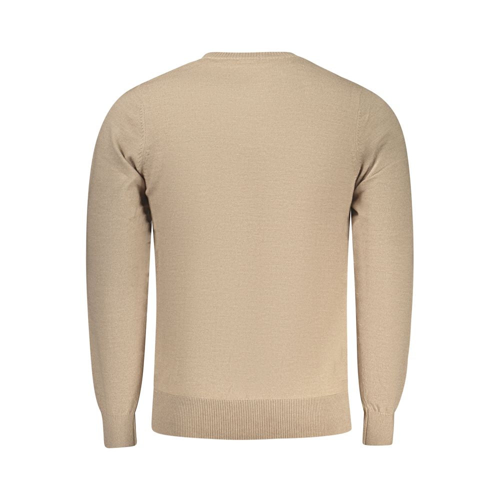 Sweatshirt by Rifle for men in lana wool nylon & polyester beige presents a smart casual silhouette, featuring a smart casual and for a sophisticated look.