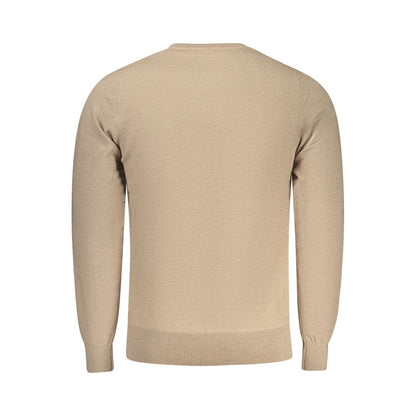 Sweatshirt by Rifle for men in lana wool nylon & polyester beige presents a smart casual silhouette, featuring a smart casual and for a sophisticated look.