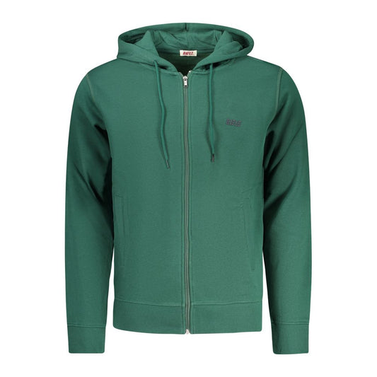 Hooded Sweatshirt Hoodie by Rifle for men in cotton polyester green & print showcases a city-ready silhouette, artfully detailed with a signature hooded neckline and for a city-ready finish.