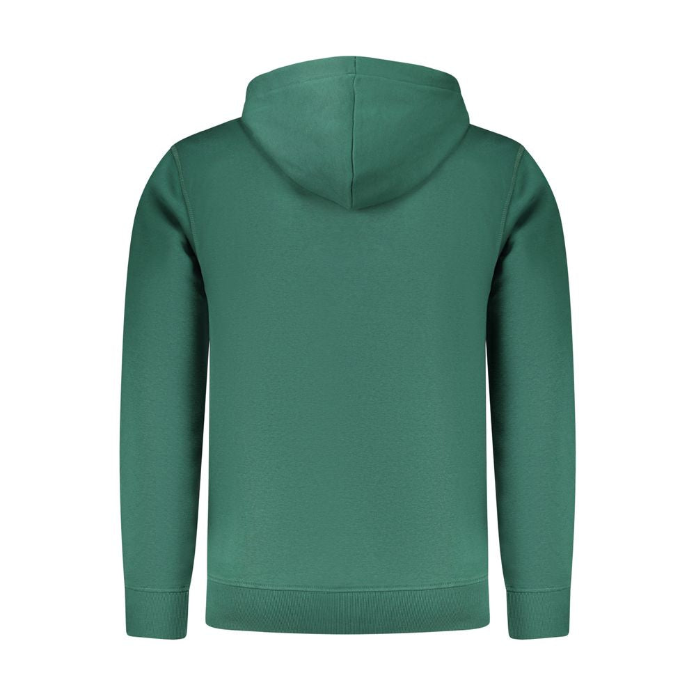 Hooded Sweatshirt Hoodie by Rifle for men in cotton polyester green & print features an dramatic silhouette, showcasing a sophisticated hooded neckline and dramatic for a refined, modern aesthetic.