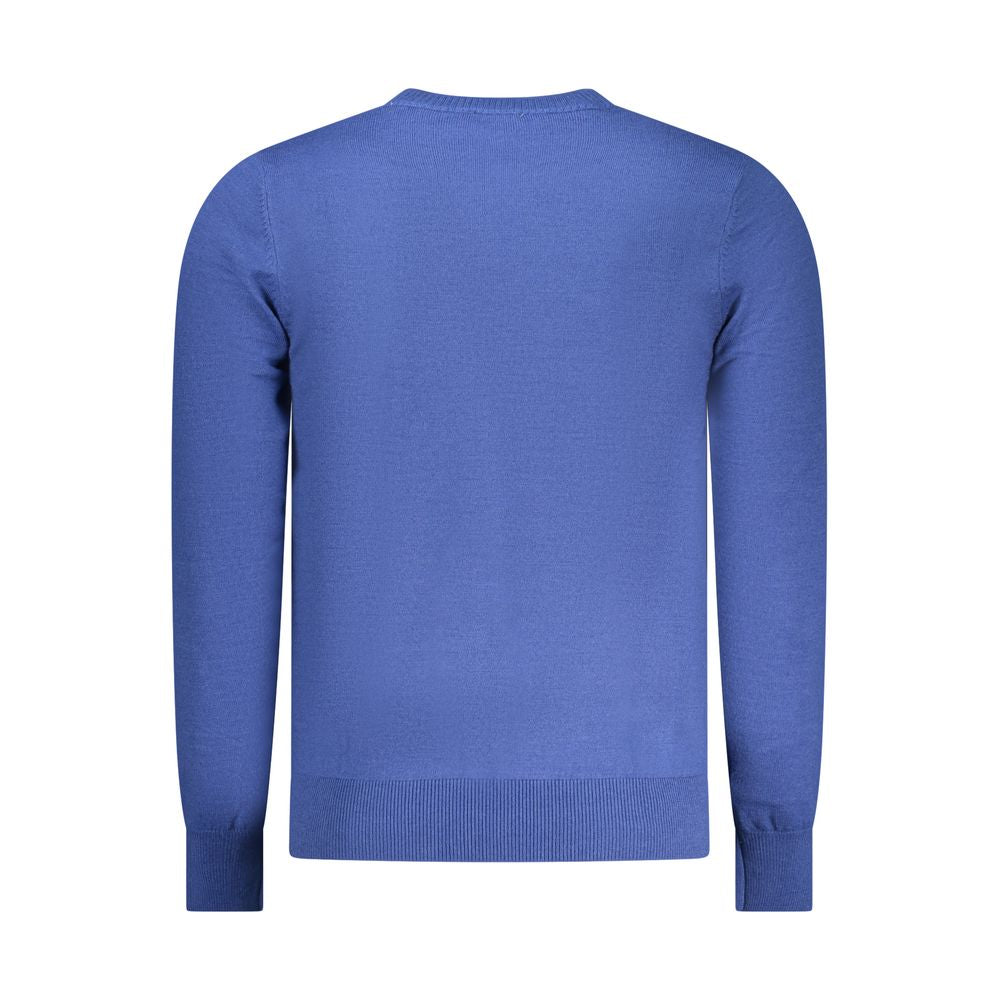 Sweatshirt by Rifle for men in lana wool nylon & polyester blue features an exquisite silhouette, showcasing and details for a exquisite look.