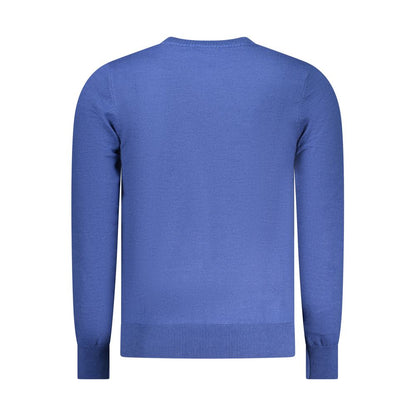 Sweatshirt by Rifle for men in lana wool nylon & polyester blue features an exquisite silhouette, showcasing and details for a exquisite look.