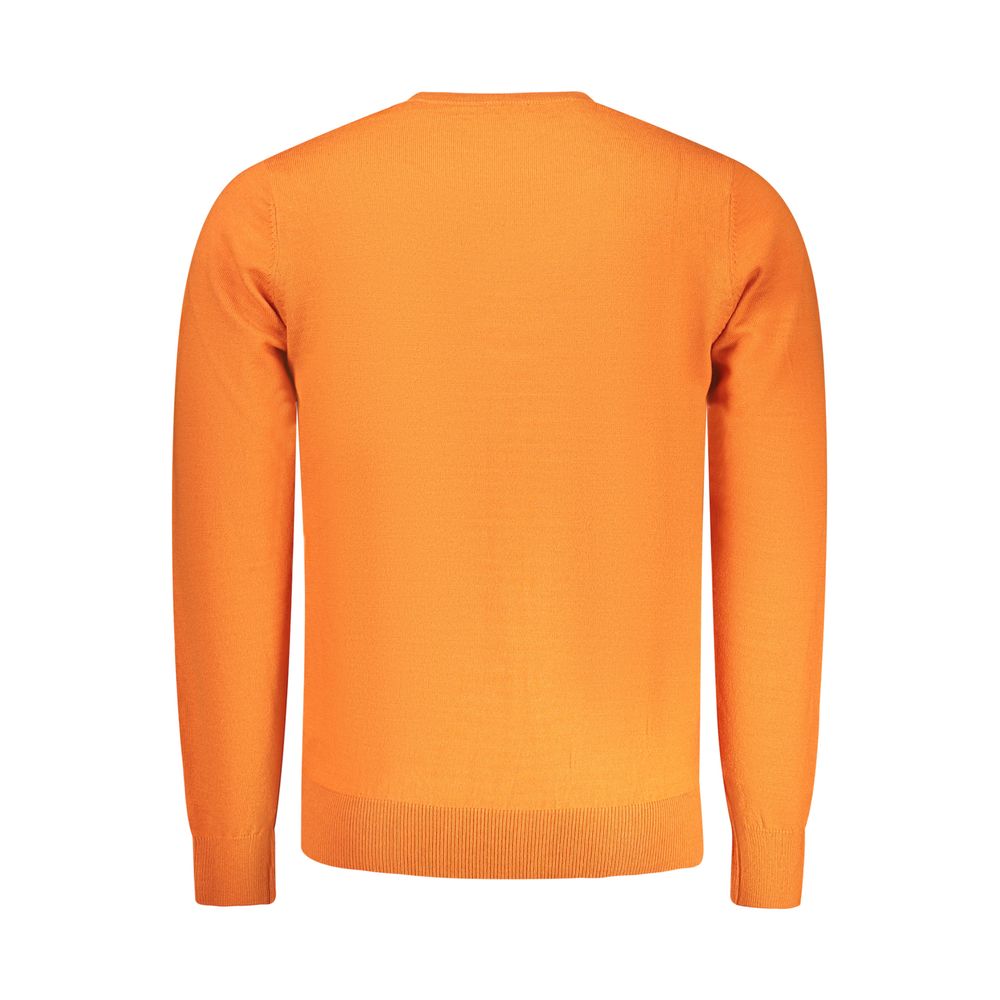 Sweater by Rifle for men in lana wool nylon & polyester orange showcases a sumptuous silhouette, artfully finished with a sumptuous and for a sophisticated, sumptuous look.