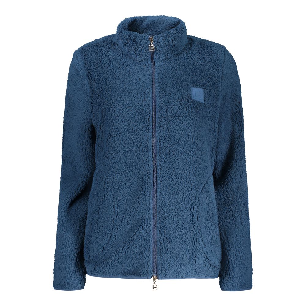 Sweatshirt by Laura Biagiotti for women in polyester blue features an provocated silhouette, detailed with a provocated and a refined for a sophisticated aesthetic.