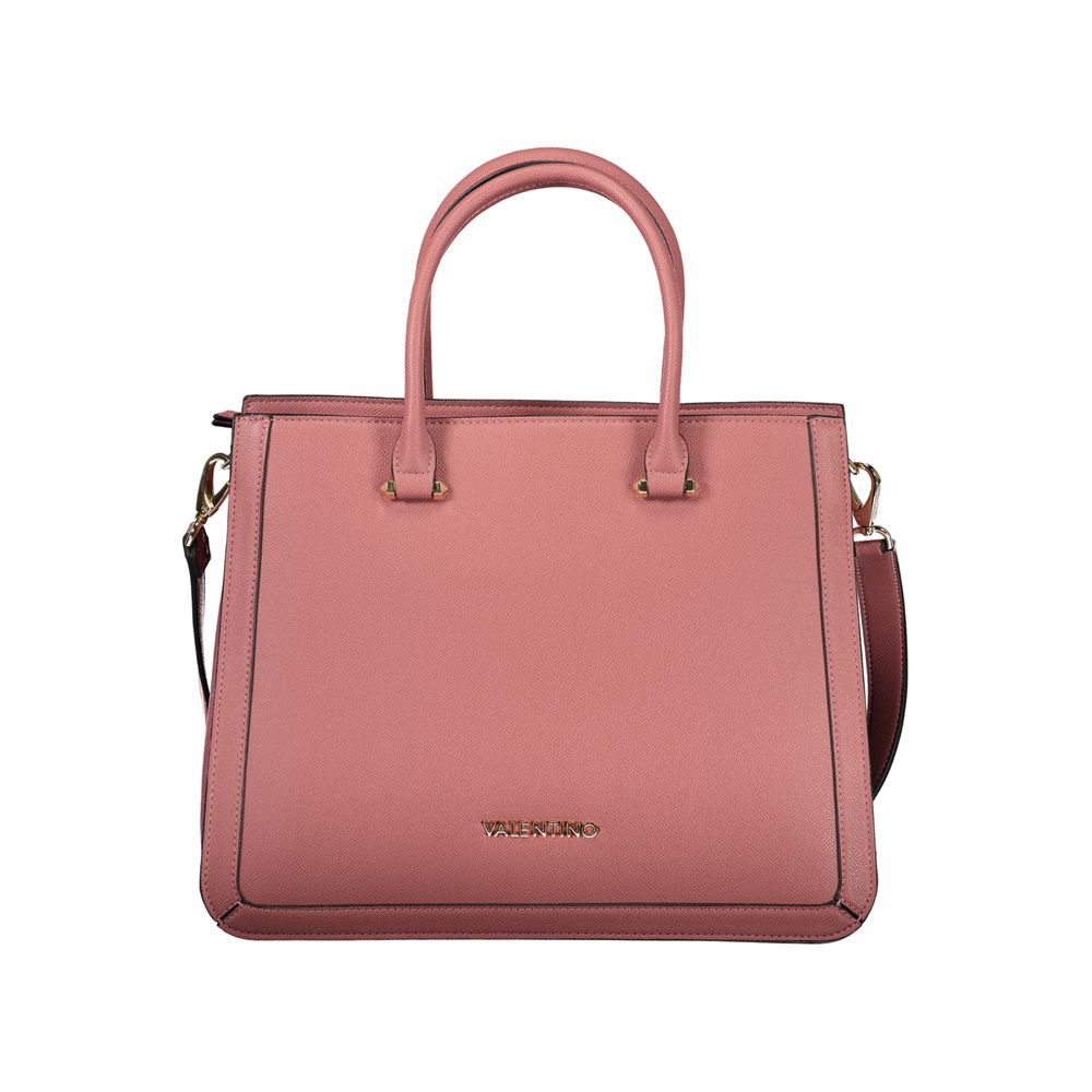 Mario Valentino Polyurethane Handbag - Pink Signature