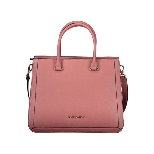 Mario Valentino Polyurethane Handbag - Pink Signature