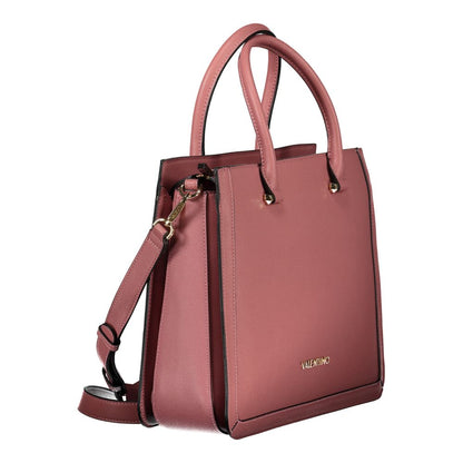 Mario Valentino Polyurethane Handbag - Pink Signature