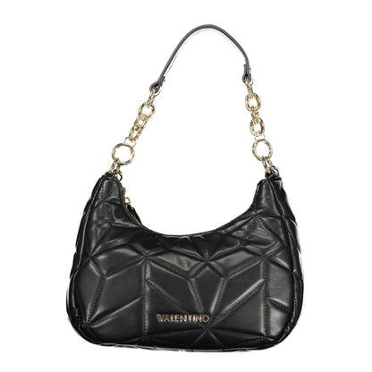 Evening Handbag by Mario Valentino for women in polyurethane black features a ornamental silhouette, showcasing a secure zipper, ample , and ornamental adjustable-strap & handle for a sophisticated look.