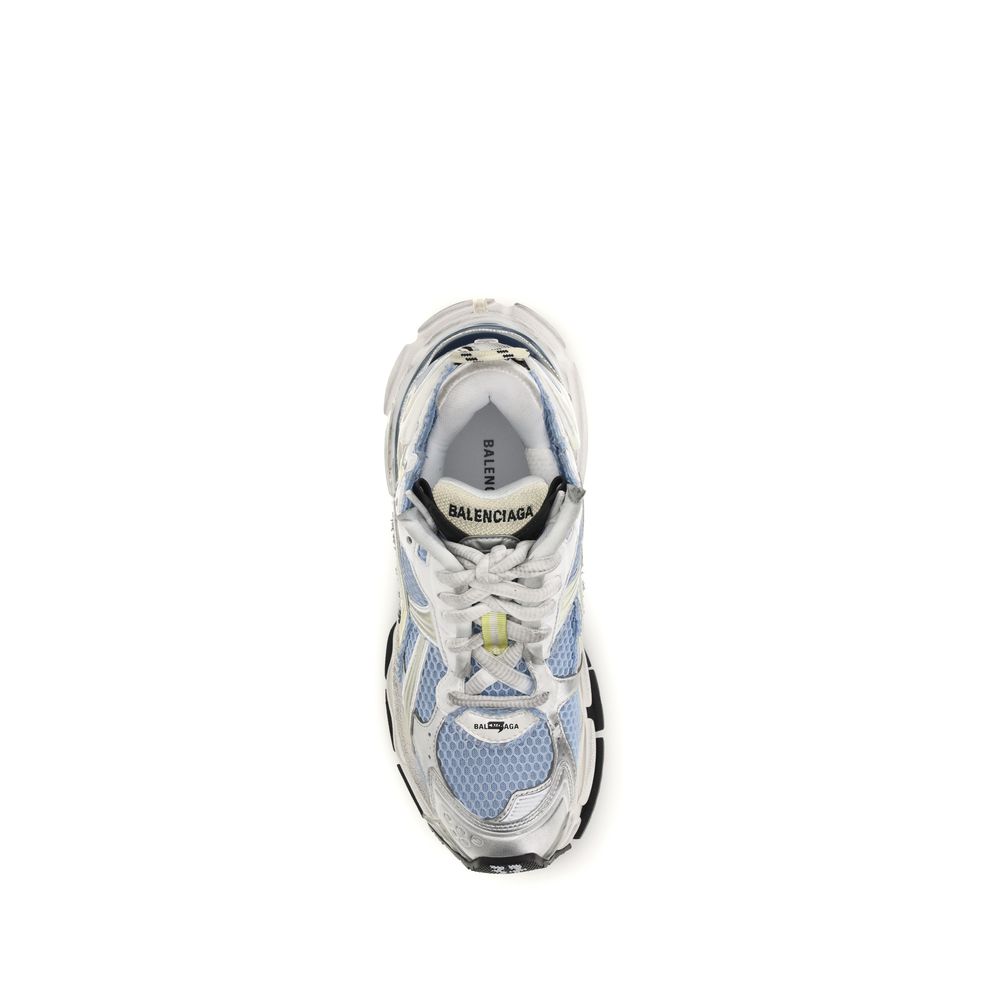 Athletic Sneakers by Balenciaga for women in polyester polyethylene & polyurethane multicolor & monogram showcases an impeccable silhouette, defined by an impeccable athletic style design that perfectly captures the essence of the Women's Athletic Polyester Polyethylene & Polyurethane Sneakers.