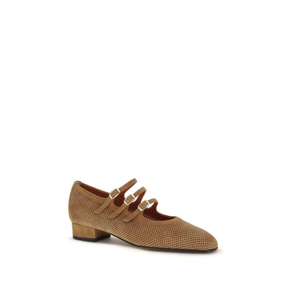 Ballet Flat Shoes by Carel Paris for women in bos taurus calf suede leather beige showcases a enchanting silhouette as part of the Hug Women's Bos Taurus Calf Suede Leather Ballet Flat Shoes collection, defined by a enchanting and for a enchanting look.