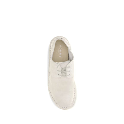 Lace-Up Shoes by Marsell for men in bos taurus calf suede leather beige showcases a resplendent Men's Bos Taurus Calf Suede Leather Lace-Up Shoes aesthetic, defined by its resplendent and elegant .