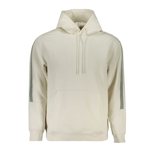 Hooded Sweatshirt Hoodie by Calvin Klein for men in polyester polyurethane cotton blue, white & print features a edgy silhouette, detailed with a edgy hooded neckline and for a refined finish.