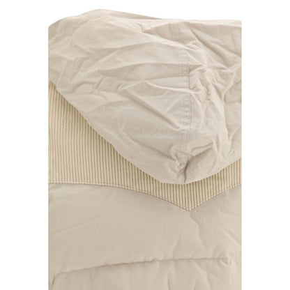 Vest by Isabel Marant Étoile for women in polyamide cotton polyester corduroy beige showcases a dynamic silhouette, perfectly balancing pockets & insulated with a dynamic for a sophisticated, high-fashion look.