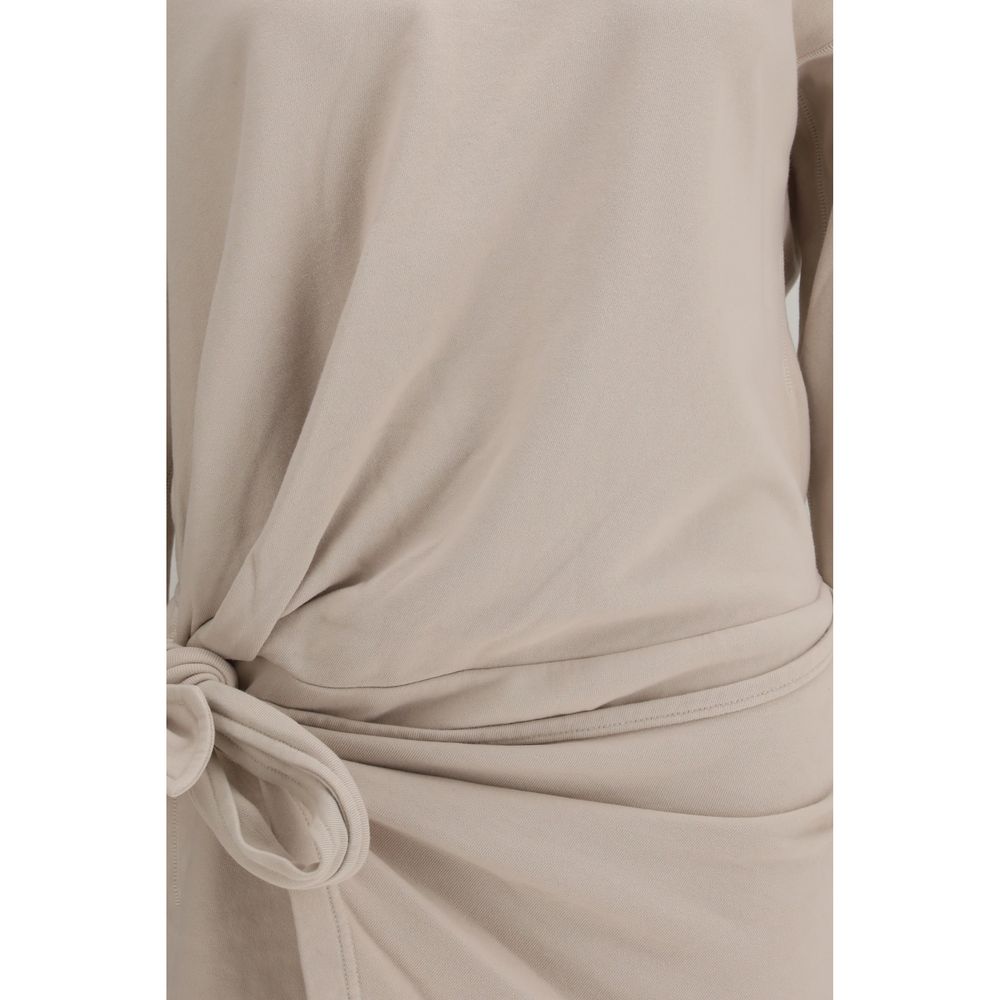 Dress by Isabel Marant Étoile for women in cotton beige & toile features an cute silhouette, detailed with a and that elegantly flows into a cute short.