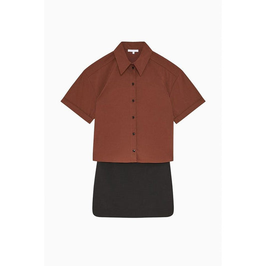 Patrizia Pepe Bicolor Polyester Casual Dress