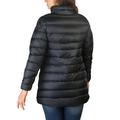Bomber Jacket by Ciesse Outdoor for women in polyamide & polyester blue & patterned features a dramatic silhouette, showcasing a sophisticated and distinctive pockets & insulated for a dramatic aesthetic.