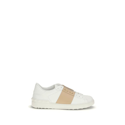 Sneakers by Valentino Garavani for men in bos taurus calf leather white presents a on trend silhouette from the Men's Low Top Slip On Bos Taurus Calf Leather Sneakers collection, showcasing a on trend low-top slip-on style for an elevated aesthetic.