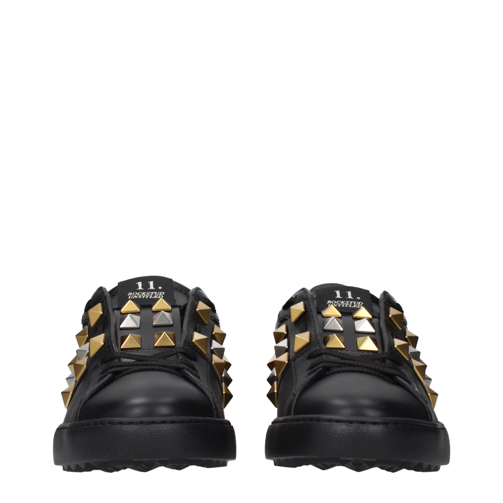 Sneakers by Valentino Garavani for men in leather black features an timeless silhouette from the Men's Fashion Leather Sneakers collection, showcasing a signature fashion style with an timeless finish.