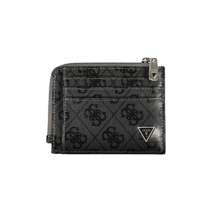 Cardholder Card Case by Guess Jeans for men in leather black features a refined silhouette, showcasing the elegant lines of the Leather Cardholder Card Case alongside premium card-organization for a refined finish.