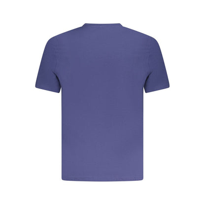 T-Shirt by K-WAY for men in cotton blue showcases a chic silhouette, artfully detailed with a chic and for a chic finish.