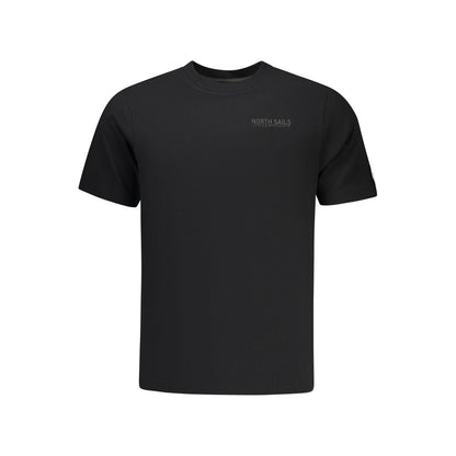 T-Shirt by North Sails for men in cotton black & print showcases a chic silhouette, artfully detailed with a chic crew neckline and for a chic finish.
