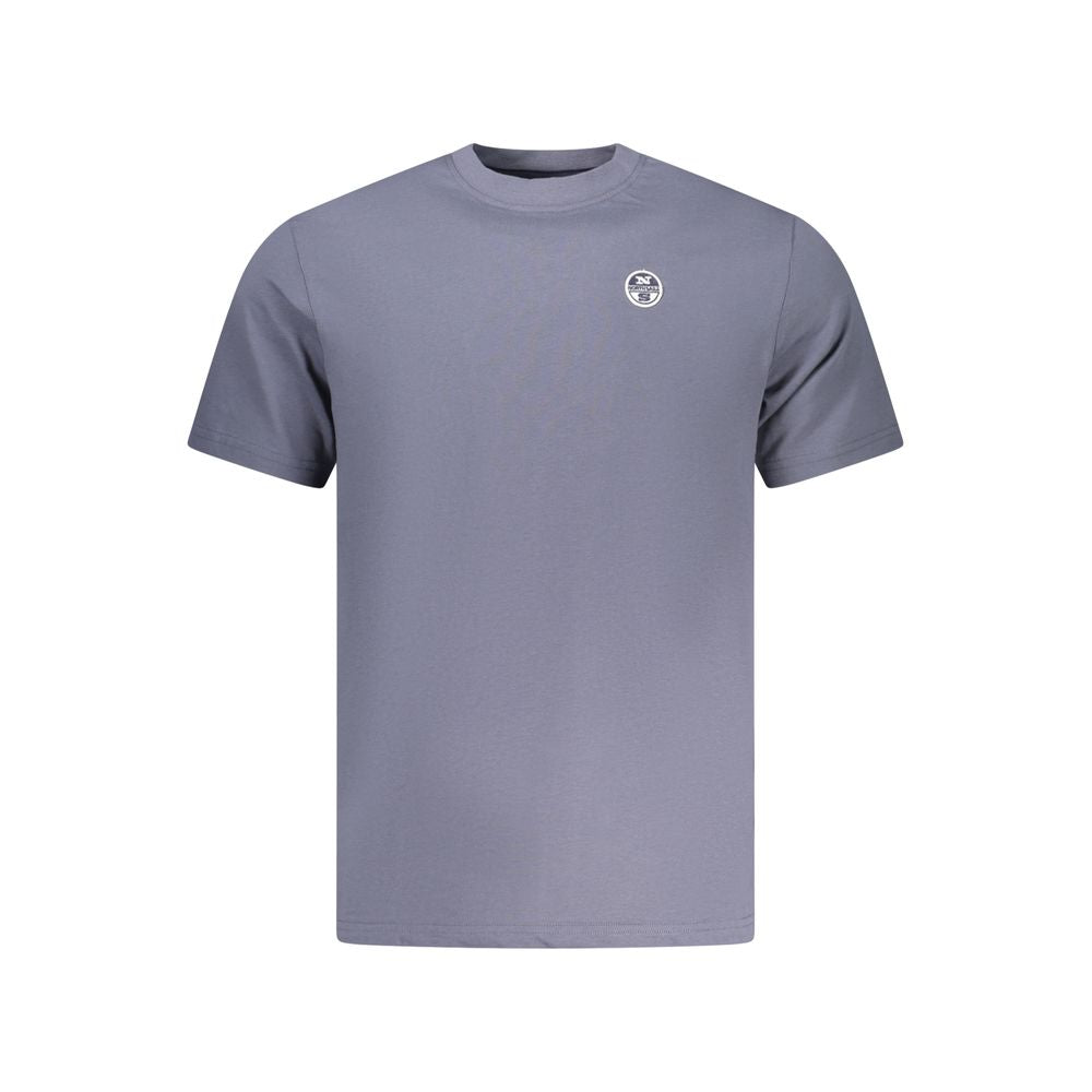 T-Shirt by North Sails for men in cotton blue features an edgy silhouette, meticulously detailed with a sophisticated and crew neckline for a truly edgy finish.